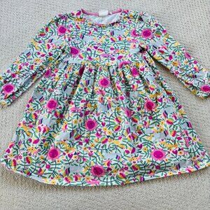 Kite unicorn floral long sleeve cotton dress